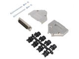 D-Sub 25-Pin Mufă Tată Kit Complet pentru Lipire, MH CONNECTORS