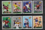 ZAIR 1982 - FOTBAL - WORLD CUP 1982 serie de 8v + blocul de 2 v