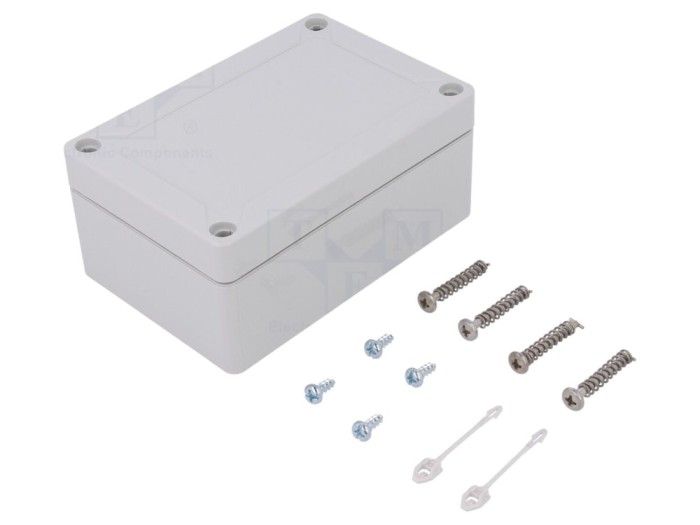 Carcasă universală ABS gri IP67