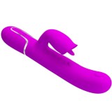 PRETTY LOVE - RABBIT VIBRATOR WITH LICKING FUCHSIA, PRETTY LOVE FLIRTATION