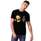 Tricou barbati negru - Simpson - M