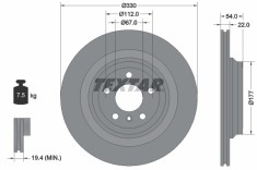 TEXTAR 92273505 PRO+ Disc frana