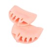 Set 2 bucati protectii pentru monturi, separatoare degete, elastic, universal, 7 x 9 cm, bej