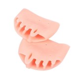 Cumpara ieftin Set 2 bucati protectii pentru monturi, separatoare degete, elastic, universal, 7 x 9 cm, bej