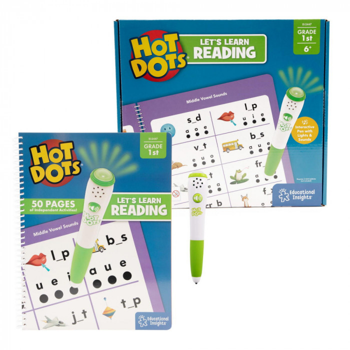 Set Hot Dots&reg; - Invat sa citesc in lb.engleza PlayLearn Toys