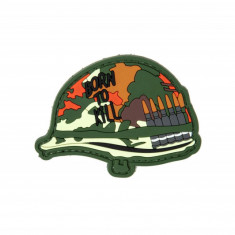 Patch "BORN TO KILL HELMET" 3D [GFC TACTICAL]