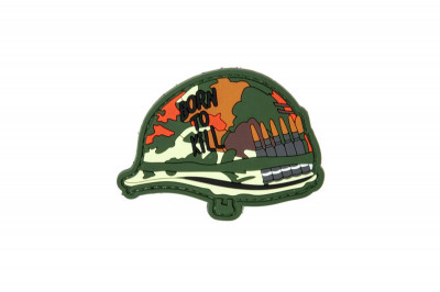 Patch &amp;quot;BORN TO KILL HELMET&amp;quot; 3D [GFC TACTICAL] foto