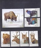 Romania 2019 - LP 2237 nestampilat - Fauna protejata - serie + colita