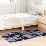 vidaXL Covor shaggy cu pom &icirc;nalt, NAVARRA, gri &icirc;nchis, 80x150 cm