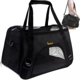 Geanta de transport pentru caini si pisici Purlov, ventilata, 8 kg