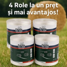 4 x Sfoara baloti Twine Tex, 1600 m, 400 m kg