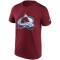 Colorado Avalanche tricou de bărbați Primary Logo Graphic dark red - XS