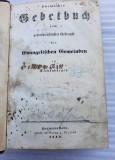 Carte de rugaciuni evanghelica,tiparita in Sibiu la 1846.