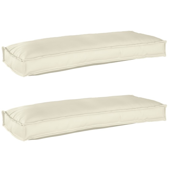 Set de perne pentru palet 2 pcs Crem 100 x 40 x 8 cm