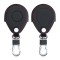 Husa Cheie Moto pentru Harley Davidson , Kwmobile, Negru/Rosu, Piele ecologica, 56477.01