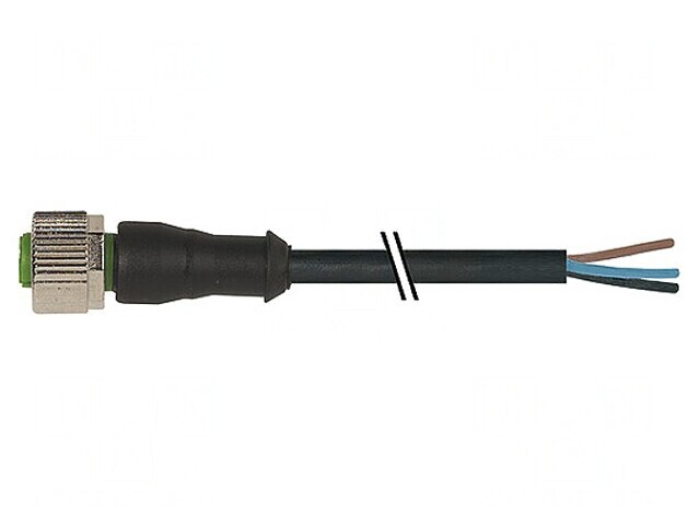 Cablu de Conectare M12 4 PIN 5m 250V 4A PUR