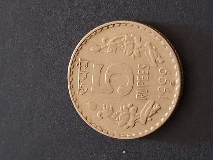5 rupii 1999 india
