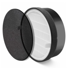 Set 2 filtre de rezerva pentru Purificatorul de aer Levoit LV-H132, Nylon, Hepa &amp; Carbon activ, 3 in 1 SmartElectro IntelligentHouse