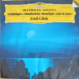 Disc vinil, LP. Sonaten Pathetique, Mondschein, Moonlight-Beethoven, Emil Gilels, Rock and Roll