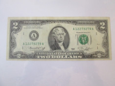USA 2 Dollars 1976 Seria A Boston-Rezerva Federala Massachusetts foto