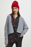 Medicine cardigan femei, culoarea gri