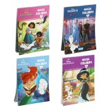 Carnet Caiet de Colorat Disney Magia Colorida 96 Pagini 4 Tipuri