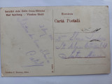 CARTE POSTALA INTERBELICA BAILE OCNA-SIBIULUI., Circulata, Printata