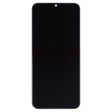 LCD+Touchscreen cu Rama Samsung Galaxy A02S / A025F BLACK COMPATIBIL NON-EU (160mm)