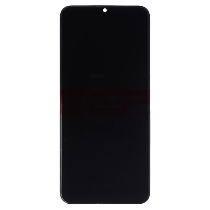 LCD+Touchscreen cu Rama Samsung Galaxy A02S / A025F BLACK COMPATIBIL NON-EU (160mm)
