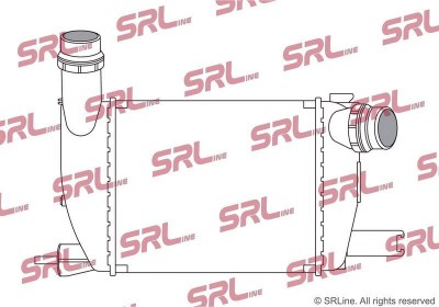 Intercooler Renault Clio 12-, motor: 1.6 T, intrare/iesire conectare rapida, 256x218x62, SRLine, Aluminiu/ Plastic brazat, 144967318R foto