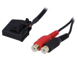 Adaptor Aux RCA 0,8m compatibil Seat VW &Scaron;koda Navigație MFD2 RNS RNS2, 4Carmedia