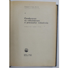 CONDUCEREA CU CALCULATOARE A PROCESELOR INDUSTRIALE de EMANUEL S.SAVAS , 1969