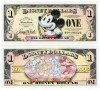 DISNEYLAND █ bancnota █ 1 Disney Dollar █ 2008 █ Mickey █ UNC █ necirculata
