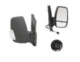 Oglinda exterioara Ford Transit/Tourneo, 01.2014-, Dreapta, reglare electrica; texturat; incalzita; scurt; geam convex; cromat; 6 pini; semnalizare a