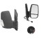 Oglinda exterioara Ford Transit/Tourneo, 01.2014-, Dreapta, reglare electrica; texturat; incalzita; scurt; geam convex; cromat; 6 pini; semnalizare a