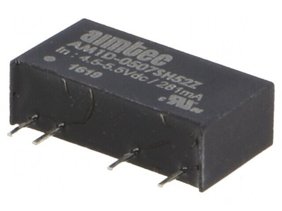 Convertor DC/DC 1W 4,5-5,5V la 7,2VDC 140mA foto
