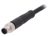 Conector M5 Mufă Tată 4 PIN Drept IP67 60V 1m