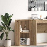 VidaXL Bibliotecă, stejar artizanal, 40x30x77 cm, lemn prelucrat 857866