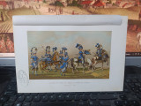 Escadron du prince de Conde Le cheval de bataille Cromolitografie Paris 1880 033