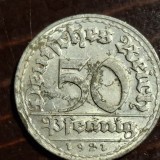 Germania 50 pfenning 1921 D
