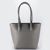 Cumpara ieftin Geanta gri inchis din piele naturala 8966 123