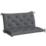 Outsunny Pernă de Grădină Modernă pentru Ședere &icirc;n Exterior cu 6 Curele, Pernă Căptușită din Bumbac și Poliester, pentru Canapele Balanțe Bănci, 100x9