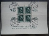 1937 GERMANIA REICH BLOC STAMPILAT