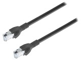 Cablu patch RJ45 Belden SF/UTP Cat 5e 3m litat PVC negru