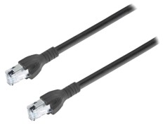 Cablu patch RJ45 Belden SF/UTP Cat 5e 3m litat PVC negru
