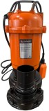Pompa submersibila apa murdara din fonta GW GW7180, 1.1kW (1100W), cu plutitor automat, cablu 6.7m, pentru drenaj intensiv si evacuare apa cu impurita