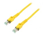 Patch Cord Ethernet S/FTP Cat6a 7.5m Galben