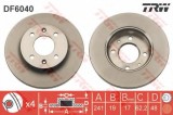 Disc frana HYUNDAI GETZ (TB) (2002 - 2010) TRW DF6040