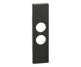 Placa priza TV-SAT 1M Living Now Bticino negru KG09