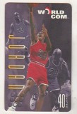 bnk card Cartele telefonice - USA - World Com - sport - baschet - Michael Jordan